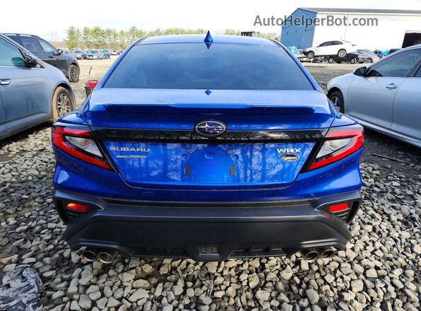 JF1VBAH63R9804693 2024 SUBARU WRX Blue Հետևի տեսք