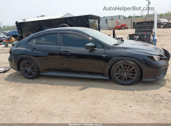 JF1VBAH64N8014271 2022 SUBARU WRX Black უკანა სალონის ხედი