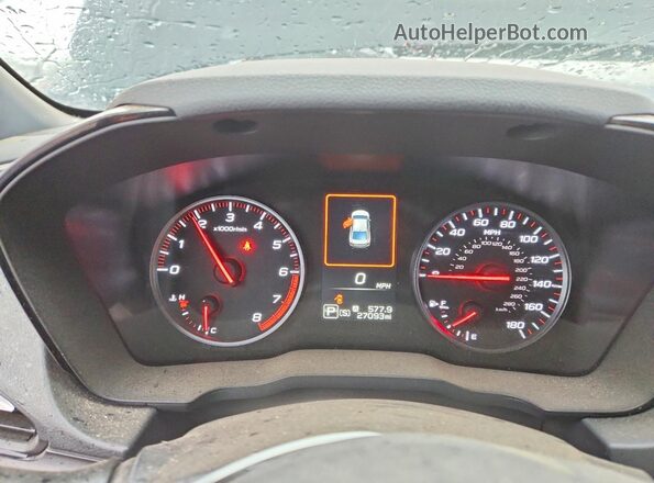 JF1VBAH66P8818235 2023 SUBARU WRX Черный Вид щитка приборов