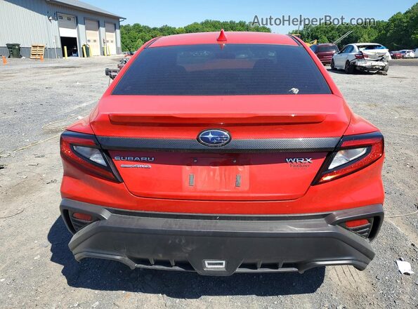JF1VBAH67R9815969 2024 SUBARU WRX Red უკანა ხედი