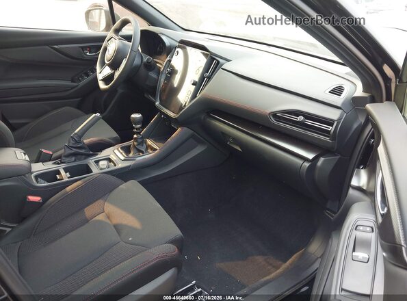 JF1VBAH68T9801487 2026 SUBARU WRX Black Widok wnętrza z przodu
