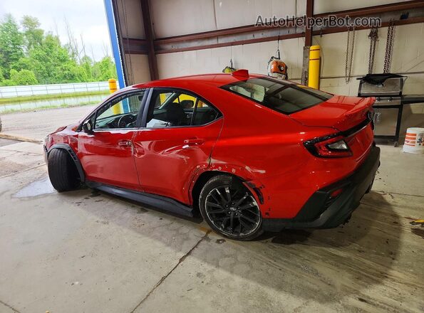 JF1VBAH6XR9817070 2024 SUBARU WRX Red Задня ліва чверть