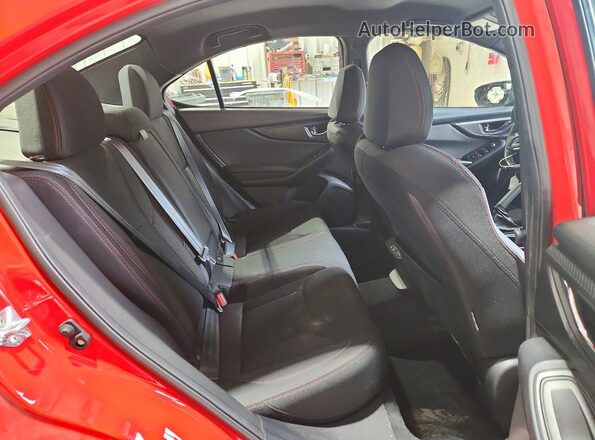 JF1VBAH6XR9817070 2024 SUBARU WRX Red Вид задніх сидінь