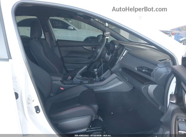 JF1VBAH6XT9804584 2026 SUBARU WRX White Widok wnętrza z przodu