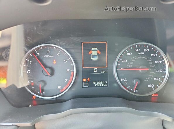 JF1VBAL60N9023647 2022 SUBARU WRX Синий Вид щитка приборов