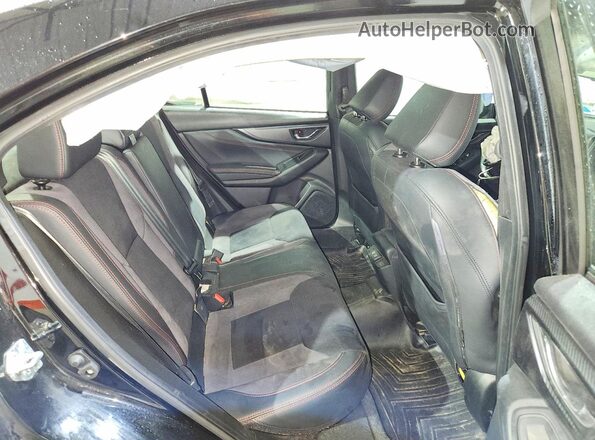 JF1VBAL66P9801002 2023 SUBARU WRX Black უკანა სავარძლების ხედი