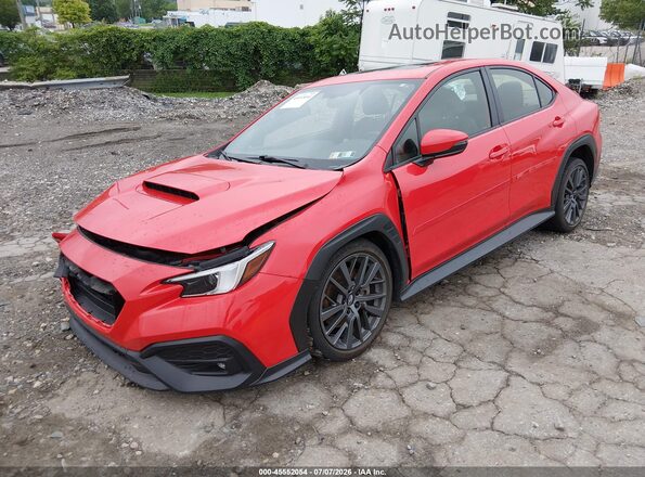 JF1VBAU62N8025033 2022 SUBARU WRX Красный Передняя левая четверть