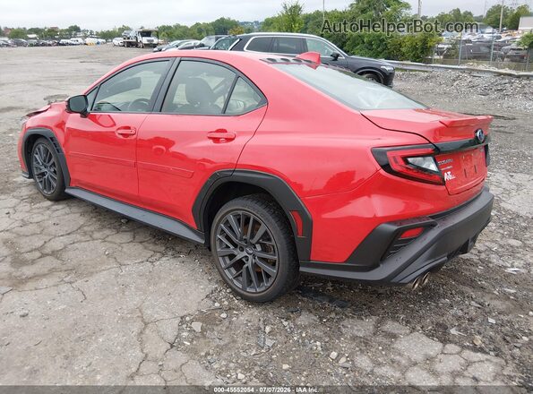 JF1VBAU62N8025033 2022 SUBARU WRX Красный Задняя левая четверть