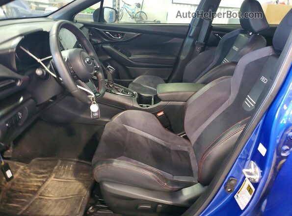 JF1VBAU66N8019669 2022 SUBARU WRX Синий Вид салона спереди