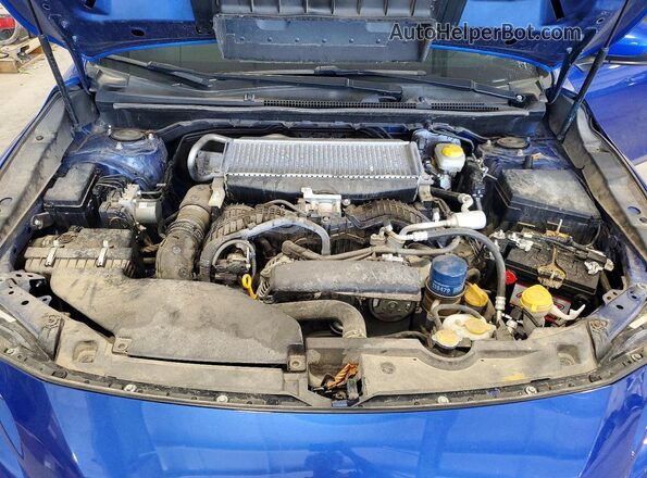 JF1VBAU66N8019669 2022 SUBARU WRX Синий Вид задней части салона