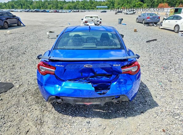JF1ZCAB15J9602115 2018 SUBARU BRZ Blue Вид ззаду