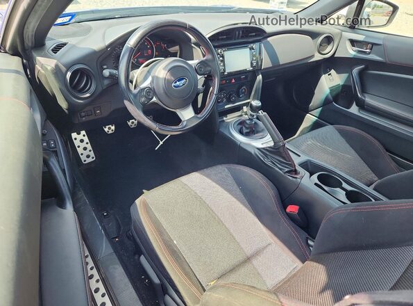 JF1ZCAB15J9602115 2018 SUBARU BRZ Blue Вид панелі приладів
