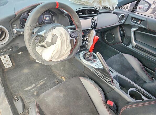 JF1ZCAC10H9606503 2017 SUBARU BRZ Синий Вид панели приборов