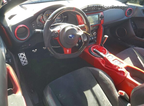 JF1ZCAC10H9606646 2017 SUBARU BRZ Синий Вид панели приборов