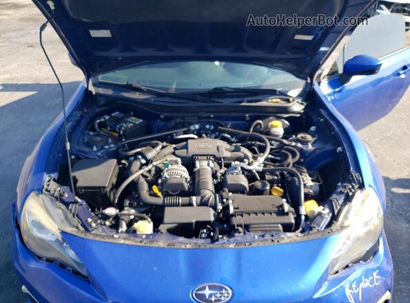 JF1ZCAC11G8602612 2016 SUBARU BRZ Синий Вид задней части салона