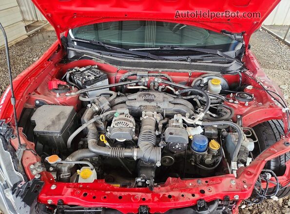 JF1ZCAC11G8604487 2016 SUBARU BRZ Красный Вид задней части салона