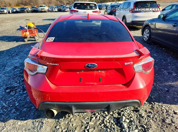 JF1ZCAC13G9602945 2016 SUBARU BRZ Red Widok z tyłu