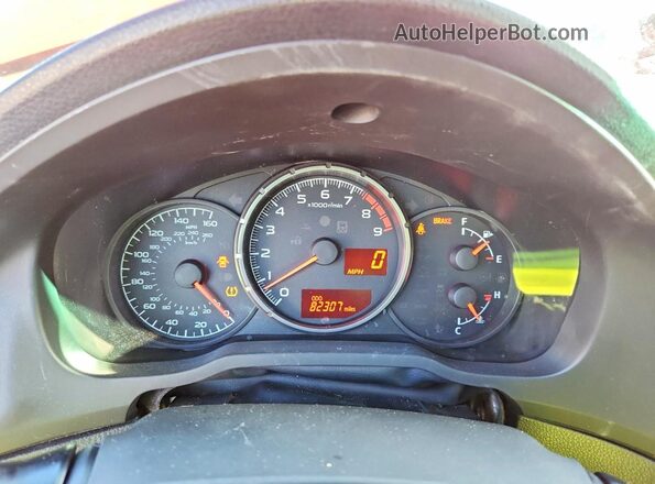 JF1ZCAC13G9602945 2016 SUBARU BRZ Red Widok zestawu wskaźników