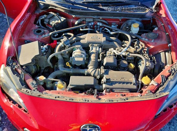 JF1ZCAC13G9602945 2016 SUBARU BRZ Red Widok wnętrza z tyłu