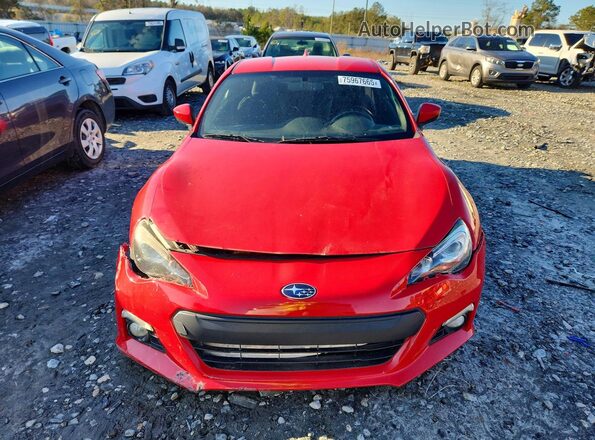 JF1ZCAC13G9602945 2016 SUBARU BRZ Red Widok z przodu