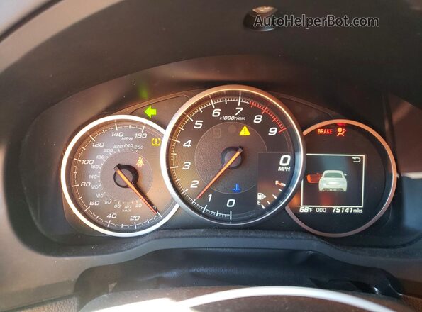 JF1ZCAC15K9601501 2019 SUBARU BRZ Purple Instrument cluster view