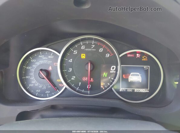 JF1ZCAC16H8606396 2017 SUBARU BRZ Silver Widok tylnych siedzeń