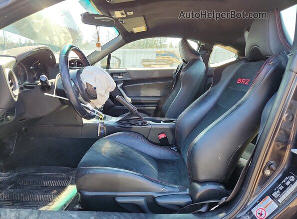 JF1ZCAC16H9604335 2017 SUBARU BRZ Серый Вид салона спереди