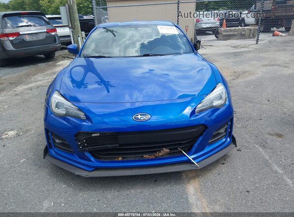 JF1ZCAC17J8603304 2018 SUBARU BRZ Blue Widok wnętrza z tyłu