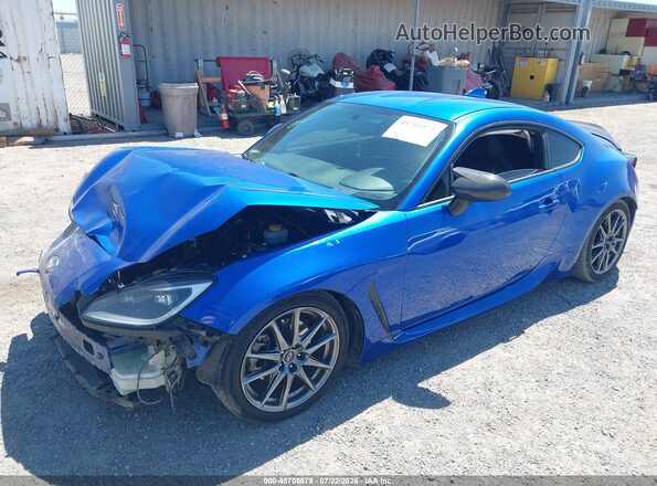 JF1ZDBB11N9702205 2022 SUBARU BRZ Синий Передняя левая четверть
