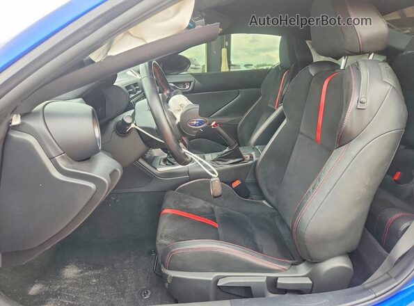 JF1ZDBE14P9703086 2023 SUBARU BRZ Blue Vista interior delantera