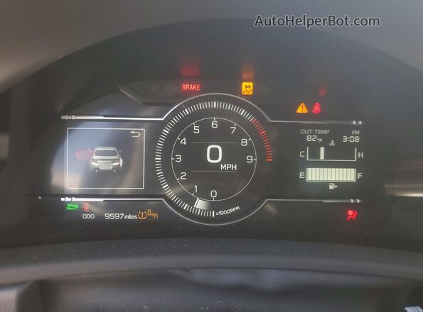 JF1ZDBE19P9706341 2023 SUBARU BRZ Gray Instrument cluster view