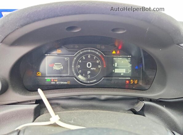 JF1ZDBF19N8700847 2022 SUBARU BRZ Серебряный Вид щитка приборов