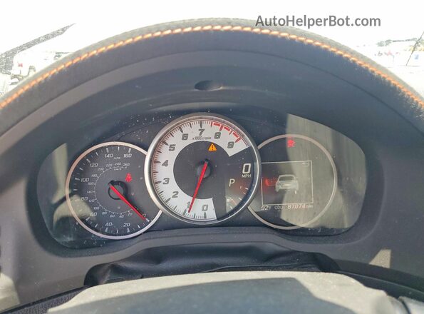 JF1ZNAA12H8708100 2017 TOYOTA 86 White Вид щитка приладів