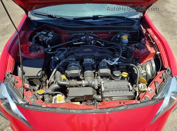 JF1ZNAA14H8704484 2017 TOYOTA 86 Red უკანა სალონის ხედი