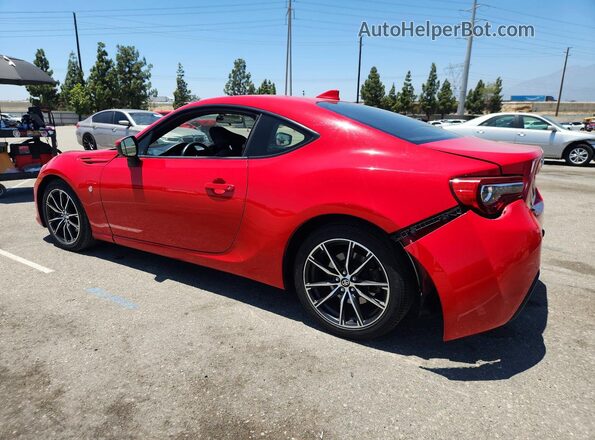 JF1ZNAA14H8704484 2017 TOYOTA 86 Red უკანა მარცხენა