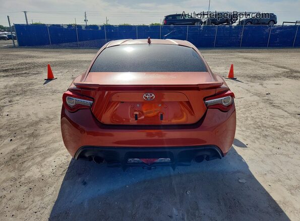JF1ZNAA19H8705467 2017 TOYOTA 86 Orange Հետևի տեսք