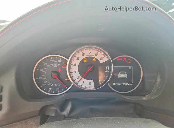 JF1ZNAE10K9700749 2019 TOYOTA 86 Black Instrument cluster view