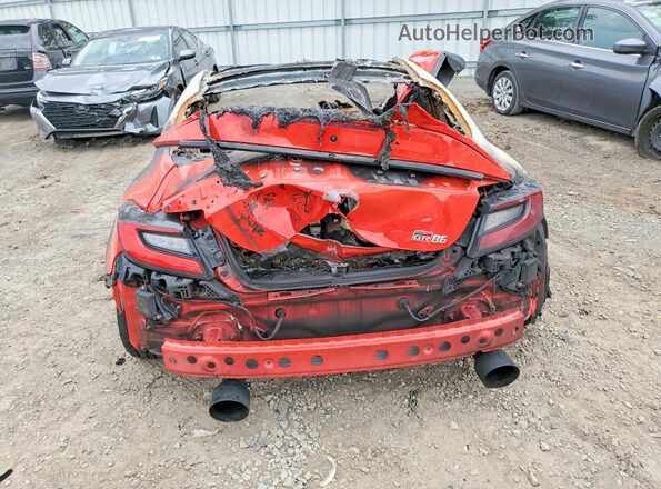 JF1ZNBE10R8755353 2024 TOYOTA GR Red Հետևի տեսք