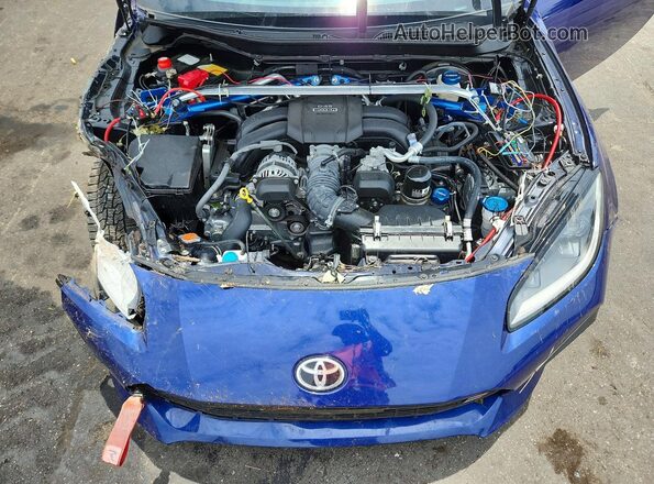 JF1ZNBE11R9750057 2024 TOYOTA GR Blue უკანა სალონის ხედი