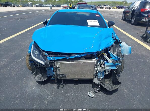 JF1ZNBE18P9759089 2023 TOYOTA GR86 Blue ხელსაწყოთა პანელის ხედი