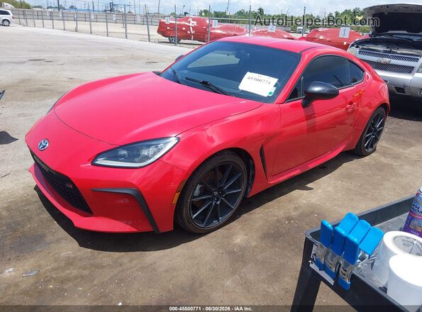 JF1ZNBF13P8764656 2023 TOYOTA GR86 Red Vista tres cuartos delantera izquierda