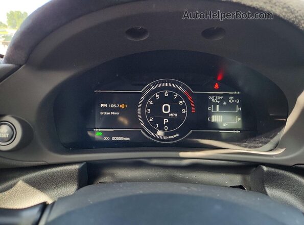JF1ZNBF14N8752383 2022 TOYOTA GR White Instrument cluster view