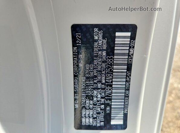 JF1ZNBF14N8752383 2022 TOYOTA GR White Engine compartment view