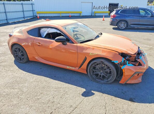 JF1ZNBG19P9755209 2023 TOYOTA GR86 Оранжевый Передняя правая четверть