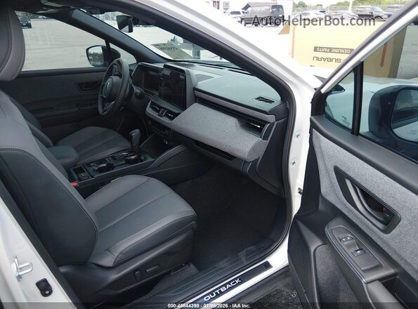JF2BUPDD5TY454111 2026 SUBARU OUTBACK White Front interior view