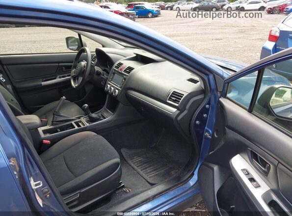 JF2GPAAC1GG255462 2016 SUBARU CROSSTREK Blue Вид салону спереду