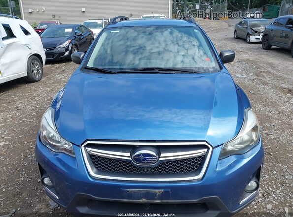 JF2GPAAC1GG255462 2016 SUBARU CROSSTREK Blue Вид щитка приладів