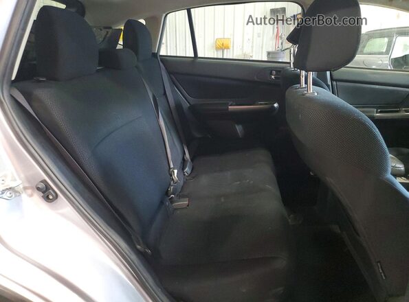JF2GPAAC5G9249541 2016 SUBARU CROSSTREK Silver უკანა სავარძლების ხედი