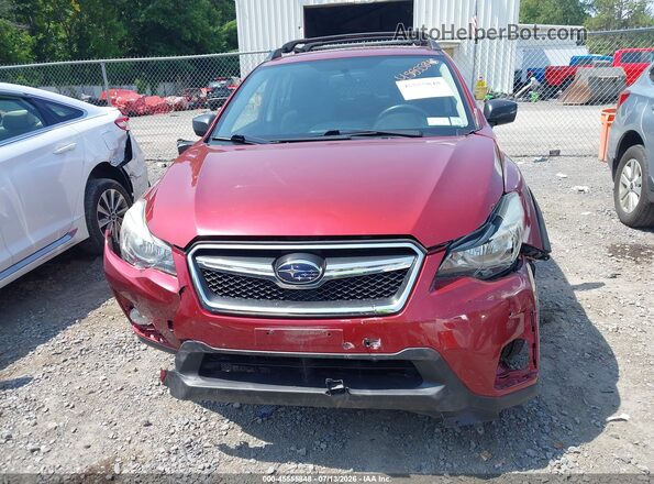 JF2GPAACXG9239877 2016 SUBARU CROSSTREK Red Widok z przodu