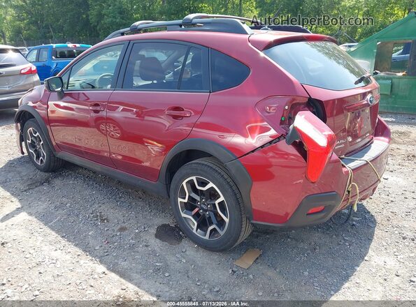JF2GPAACXG9239877 2016 SUBARU CROSSTREK Red Tył lewy